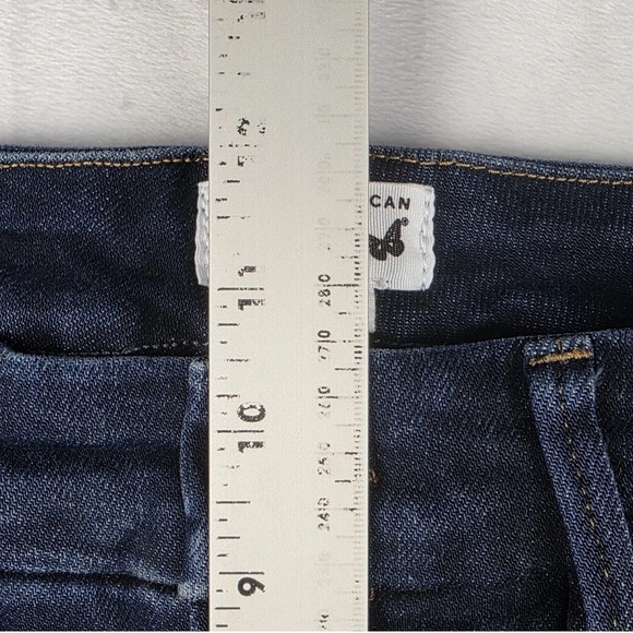 Good American Dolly Joleans Jeans Womens Size 8/29 Petite Flare Blue Denim Pants - Picture 10 of 12